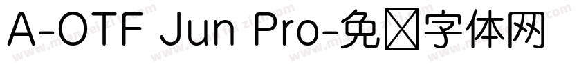 A-OTF Jun Pro字体转换